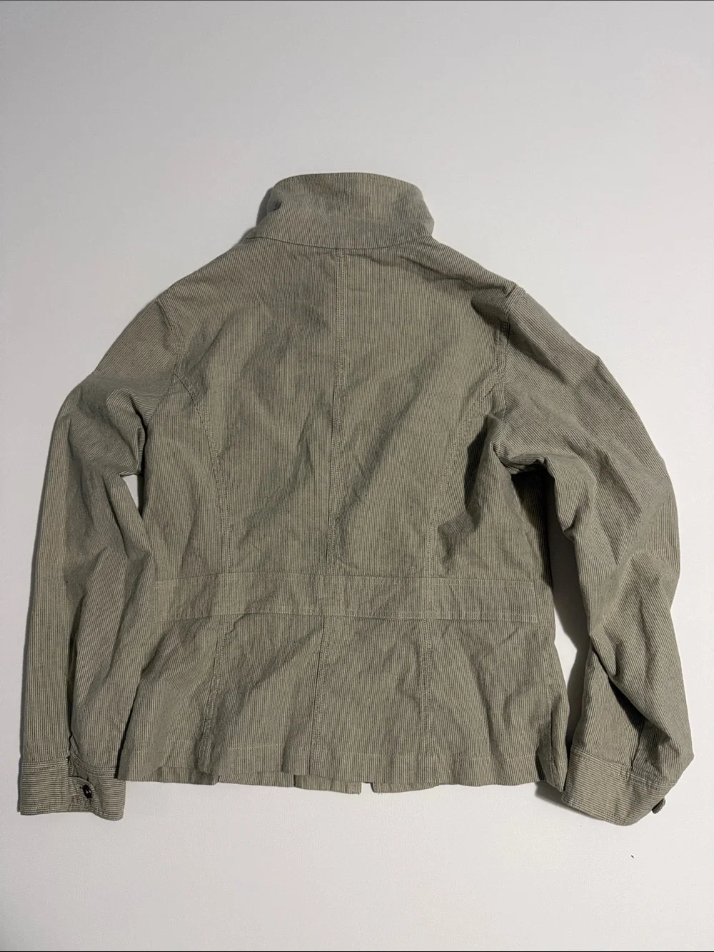 Coldwater Creek Women's Light Gray Casual Jacket with Stand Collar - 12